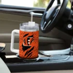 custom cincinnati bengals claw cut orange black curved tumbler best selling.webp