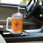 custom cincinnati bengals geometric prism orange curved tumbler best selling.webp