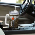 custom cleveland browns leopard zipper brown curved tumbler best selling.webp
