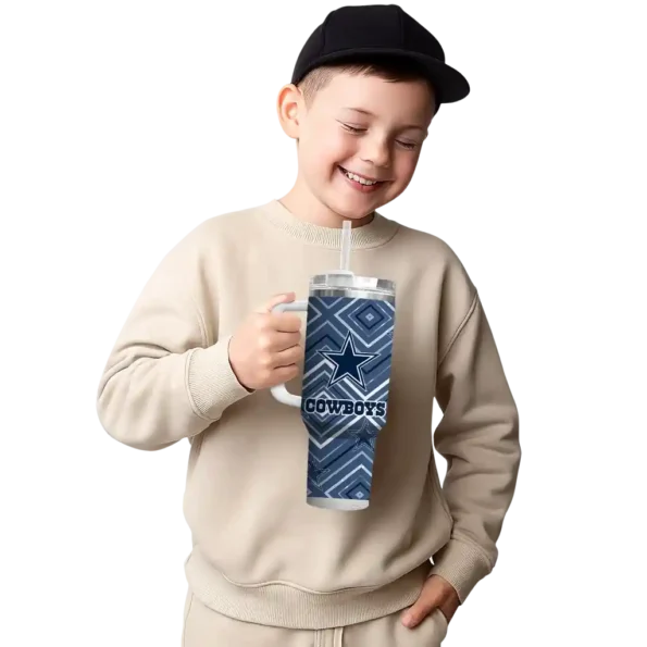 custom dallas cowboys bold diamonds blue curved tumbler latest model.webp