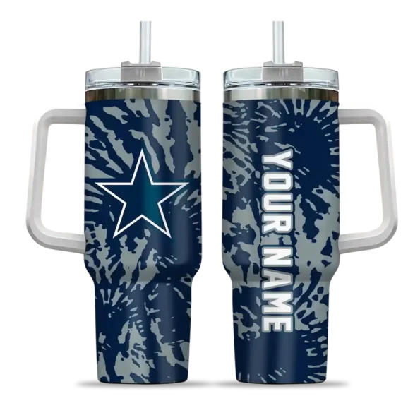 custom dallas cowboys burst swirl blue curved tumbler best selling.webp