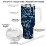 custom dallas cowboys burst swirl blue curved tumbler best selling.webp