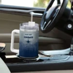 custom dallas cowboys gradient dots blue curved tumbler best selling.webp