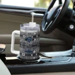 custom dallas cowboys superman shield blue gray curved tumbler best selling.webp