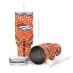 custom denver broncos chevron angle orange curved tumbler best selling.webp