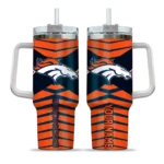 custom denver broncos chevron layers orange curved tumbler best selling.webp