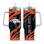 custom denver broncos claw cut orange black curved tumbler best selling.webp