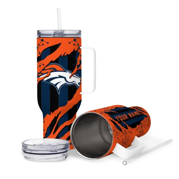 custom denver broncos claw cut orange black curved tumbler high quality.webp
