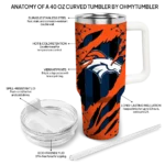 custom denver broncos claw cut orange black curved tumbler best selling.webp