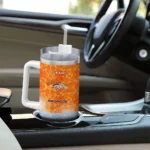 custom denver broncos geometric prism orange curved tumbler best selling.webp