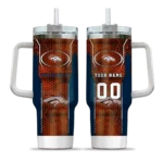 custom denver broncos hexagon armor orange curved tumbler best selling.webp