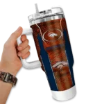 custom denver broncos hexagon armor orange curved tumbler best selling.webp