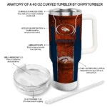 custom denver broncos hexagon armor orange curved tumbler best selling.webp