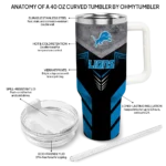 custom detroit lions arrow armor blue black curved tumbler best selling.webp