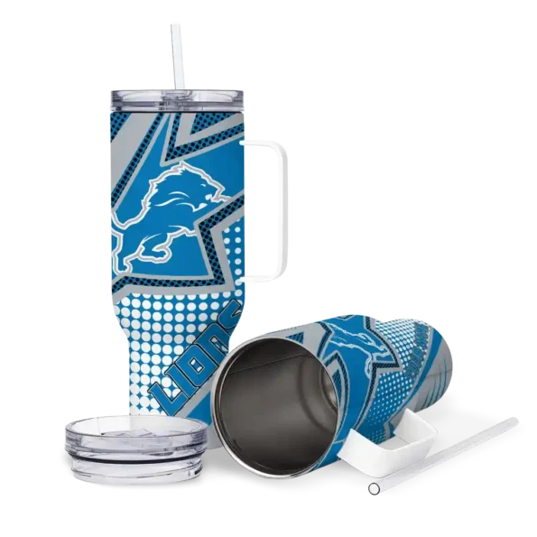 custom detroit lions arrow burst blue curved tumbler high quality.webp