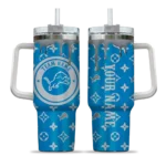 custom detroit lions bullseye drips blue curved tumbler best selling.webp