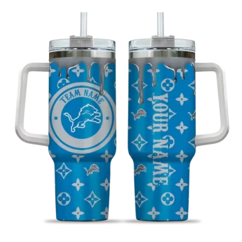 custom detroit lions bullseye drips blue curved tumbler best selling.webp