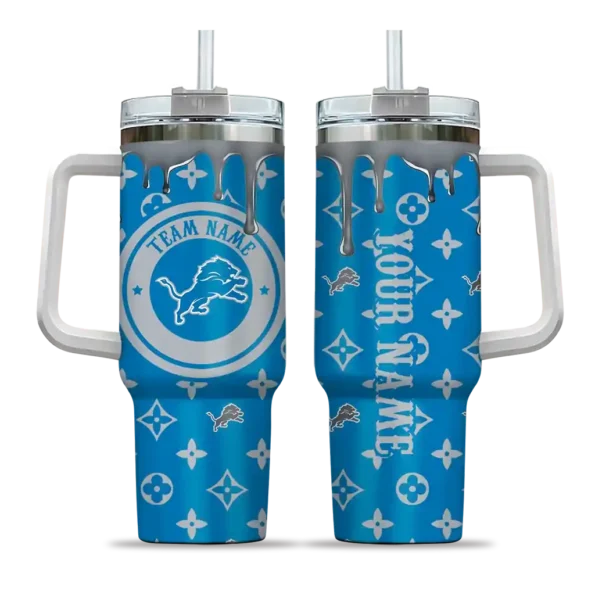 custom detroit lions bullseye drips blue curved tumbler best selling.webp