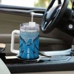 custom detroit lions chevron stripe blue curved tumbler best selling.webp