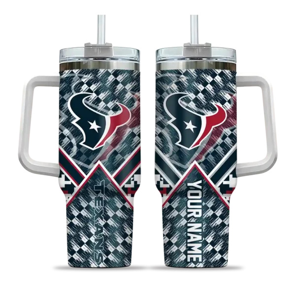 custom houston texans chevron angle blue curved tumbler best selling.webp