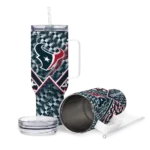 custom houston texans chevron angle blue curved tumbler best selling.webp
