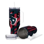 custom houston texans claw cut blue black curved tumbler best selling.webp