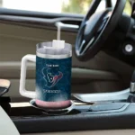 custom houston texans geometric prism blue curved tumbler best selling.webp