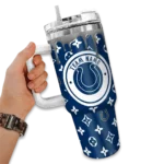 custom indianapolis colts bullseye drips blue curved tumbler best selling.webp