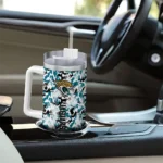 custom jacksonville jaguars camo mashup teal white curved tumbler best selling.webp