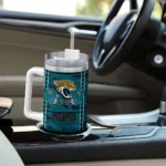 custom jacksonville jaguars honey streaks teal curved tumbler best selling.webp