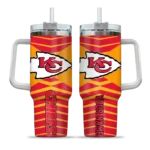 custom kansas city chiefs chevron layers red curved tumbler best selling.webp