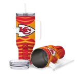 custom kansas city chiefs chevron layers red curved tumbler best selling.webp