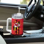 custom kansas city chiefs claw cut red black curved tumbler best selling.webp