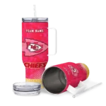 custom kansas city chiefs geometric prism red curved tumbler best selling.webp