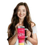 custom kansas city chiefs geometric prism red curved tumbler best selling.webp