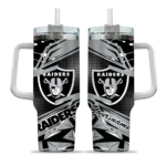custom las vegas raiders abstract paths black curved tumbler best selling.webp