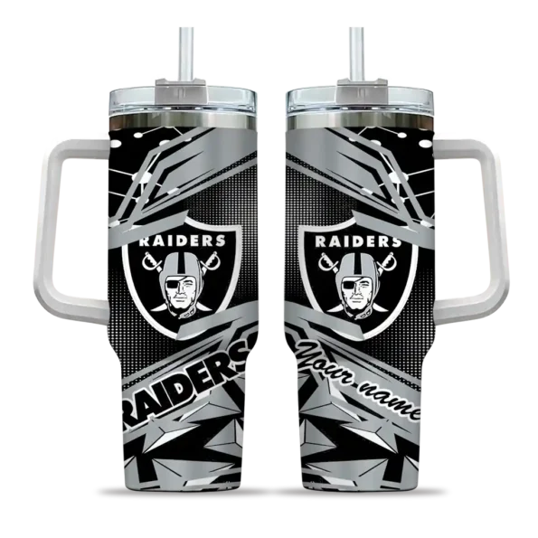 custom las vegas raiders abstract paths black curved tumbler best selling.webp
