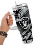 custom las vegas raiders abstract paths black curved tumbler best selling.webp