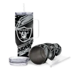 custom las vegas raiders abstract paths black curved tumbler best selling.webp