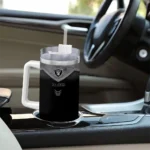 custom las vegas raiders arrow armor black curved tumbler best selling.webp