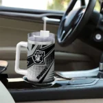 custom las vegas raiders arrow burst black curved tumbler best selling.webp