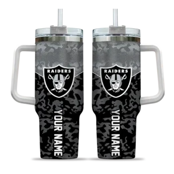 custom las vegas raiders chevron stripe black curved tumbler best selling.webp
