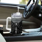 custom las vegas raiders chevron stripe black curved tumbler best selling.webp