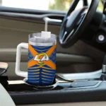 custom los angeles rams chevron layers blue curved tumbler best selling.webp