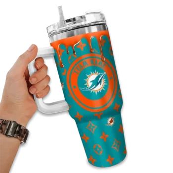 custom miami dolphins bullseye drips aqua curved tumbler fashion forward.webp