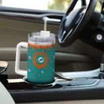 custom miami dolphins bullseye drips aqua curved tumbler best selling.webp