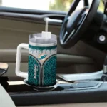 custom miami dolphins leopard zipper aqua curved tumbler best selling.webp