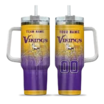 custom minnesota vikings gradient dots purple curved tumbler best selling.webp
