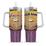 custom minnesota vikings hex texture purple curved tumbler best selling.webp