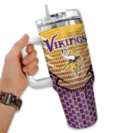 custom minnesota vikings hex texture purple curved tumbler best selling.webp